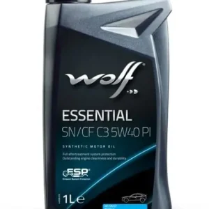 WOLF • 1048681 Moottoriöljy ESSENTIAL 5W40 PI 1L Alennus