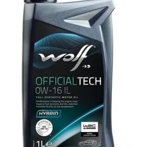WOLF • 1054563 Moottoriöljy OFFICIALTECH 0W16 IL 1L Viikonlopputarjous