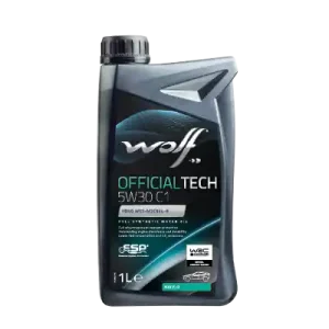 WOLF • 8307713 Moottoriöljy OFFICIALTECH 5W30 C1 1L Vain Tänään