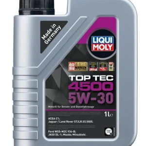 Vain Rajoitetun Ajan LIQUI MOLY • 2317 Moottoriöljy 5W30 TOP TEC 4500 1L