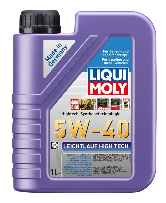 LIQUIMOLY • 2327 Moottoriöljy 5W40 1L Kausialennus