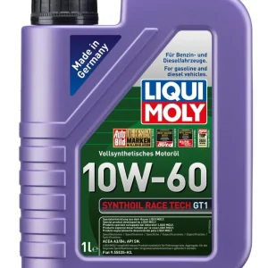Heti Saatavilla LIQUIMOLY • 8908 Moottoriöljy 10W60 SYNTHOIL RACE TECH GT1 1L