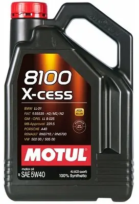 MOTUL • 104256 Moottoriöljy 8100 XCESS 5W-40 4L Tilaa Nyt