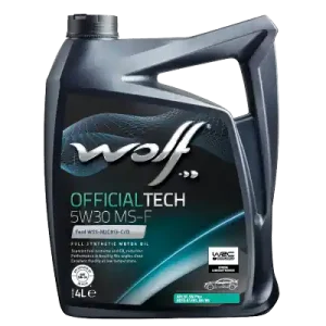 Viikonlopputarjous WOLF • 8308710 Moottoriöljy МOFFICIALTECH 5W30 MS-F 4L