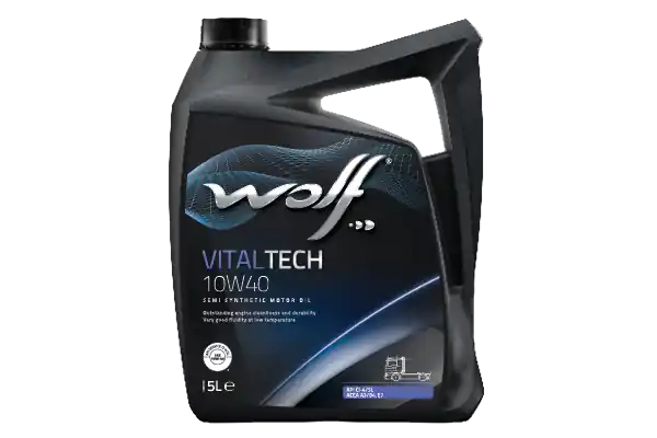 WOLF • 8300912 Moottoriöljy VITALTECH 10W40 5L Alennettu