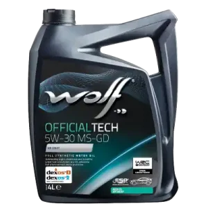 WOLF • 1054141 Moottoriöljy OFFICIALTECH 5W30 MS-GD 1L Viimeinen Mahdollisuus