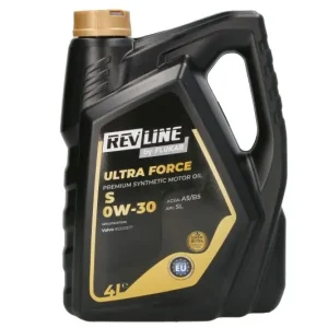 Ajankohtainen REVLINE • ULTRAFSA5B50W304L Moottoriöljy ULTRA FORCE 0W30 4L