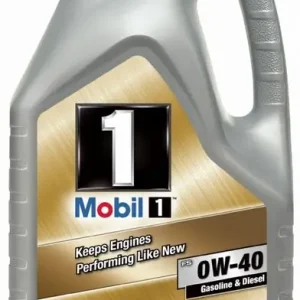 Poisto MOBIL • MOBIL1FS0W405L Moottoriöljy MOBIL 1 FS 0W40 5L