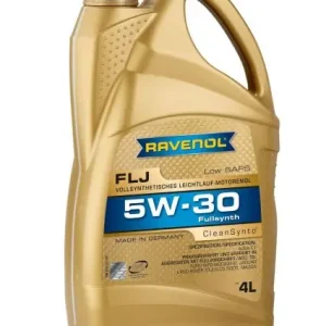 Heti Saatavilla RAVENOL • RAVFLJSAE5W304L Moottoriöljy RAV FLJ SAE 5W30 4L