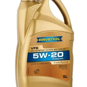Alkuperäinen RAVENOL • RAVVFESAE5W205L Moottoriöljy RAV VFE SAE 5W20 5L