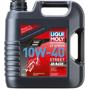 Ilmainen Palautus LIQUIMOLY • 20754 Moottoriöljy MOTORBIKE SYNTH STREET RACE 4T 10W40 4L