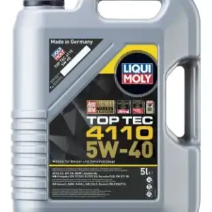Vain Rajoitetun Ajan LIQUI MOLY • 21479 Moottoriöljy 5W40 TOP TEC 4110 5L