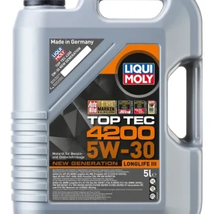 Alennettu LIQUIMOLY • 8973 Moottoriöljy 5W30 TOP TEC 4200 5L