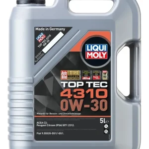 LIQUIMOLY • 2362 Moottoriöljy TOP TEC 4310 0W30 5L Kampanjahinta