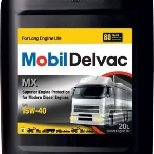 Halpa Hinta MOBIL • 121650 Moottoriöljy DELVAC MX 15W40 20L
