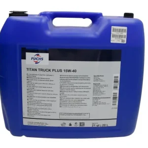 FUCHS XXL • TITANTRUCKPLUS15W4020 Moottoriöljy TITAN TRUCK PLUS 15W40 20 Erikoistarjous