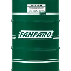 Alennettu FANFARO • PDX5W40208L Synteettinen moottoriöljy 5W-40 PDX SN C3, C2 (FF6705) 208L (Huom ei sis. lavarahtia)
