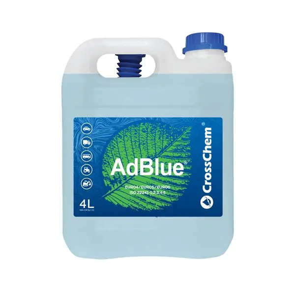 CROSSCHEM • ADBLUE4L Polttoaine-lisäaine AD BLUE 4L, EURO 5; EURO 6, ISO 22241-1/22241-2/22241-3/22241-4/22241-5/22241-6 Vain Tänään