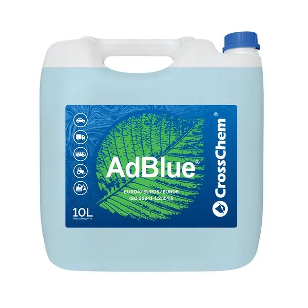 Päivän Tarjous CROSSCHEM • ADBLUE10L Polttoaine-lisäaine AD BLUE 10L, EURO 5; EURO 6, ISO 22241-1/22241-2/22241-3/22241-4/22241-5/22241-6