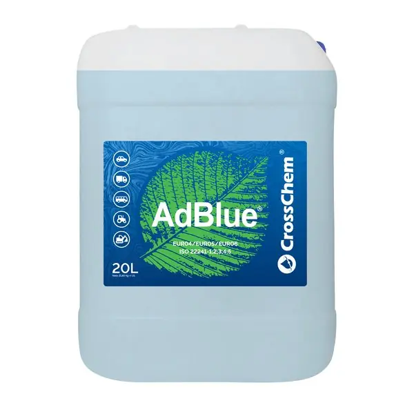 Alkuperäinen CROSSCHEM • ADBLUE20L Polttoaine-lisäaine AD BLUE 20L, EURO 5; EURO 6, ISO 22241-1/22241-2/22241-3/22241-4/22241-5/22241-6