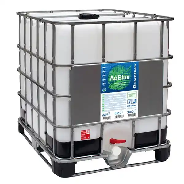 Tilaa Heti CROSSCHEM • ADBLUE1000LIBC Polttoaine-lisäaine AD BLUE 1000L, EURO 5; EURO 6, ISO 22241-1/22241-2/22241-3/22241-4/22241-5/22241-6 (Ei sis. rahti)