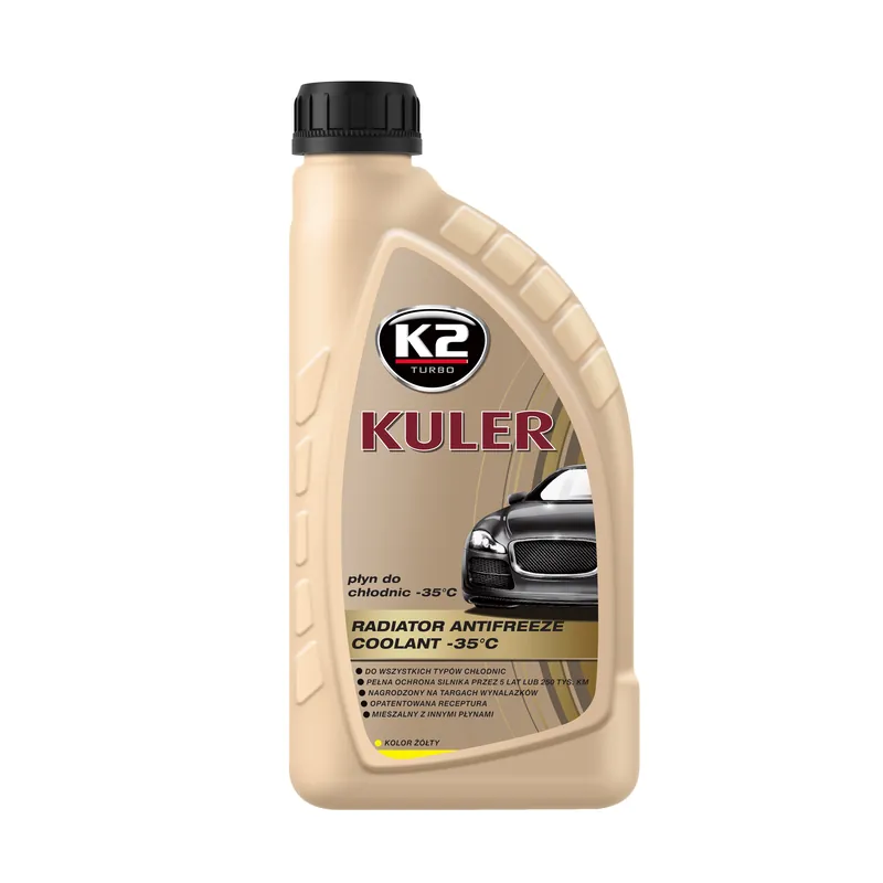 K2 • K2T201Y Jäähdytinneste Keltainen G11 1L, -35C Edullinen