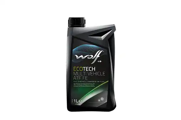 Uusi Kokoelma WOLF • 8329449 Vaihteistoöljy ECOTECH MULTI VEHICLE ATF FE 1L (Etuakseli)