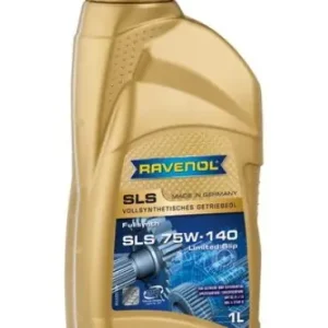Ajankohtainen RAVENOL • RAVSLS75W140LS1L Vaihteistoöljy SLS (1L) 75W140 Limited slip (LS) API GL-5; MIL-L-2105D