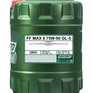 FANFARO • MAX620L Täyssynteettinen vaihteisto- ja vetopyörästö-öljy 75W-90 GL5 MAX6 (FF8706) 20L Nopea Toimitus