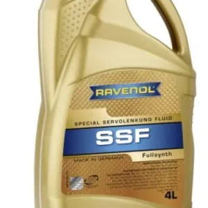 Alkuperäinen RAVENOL • RAVSSFFLUID4L Vaihteistoöljy SSF CHF 11S (4L) BMW 83290429576; CITROEN 9979A1; FORD 1384110; FORD WSS-M2C204-A2; HYUNDAI 0310000130; HYUNDAI PSF-4; KIA 0310000130; KIA PSF-IV; MB 343.