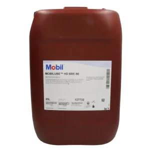 Erikoistarjous MOBIL XXL • MOBILUBEHD80W9020L Vaihteistoöljy MOBILUBE HD 80W90 20L (Taka-akseli)