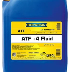 Tehdashinta RAVENOL • RAVATF4FLUID20L Vaihteistoöljy RAV ATF 4 FLUID 20 L (Alla, Vaihteiston puoli)
