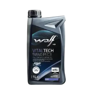 WOLF • 8302817 Moottoriöljy VITALTECH 5W40 PI 1L Tilaa Heti