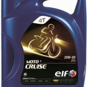ELF MOTO • MOTO4CRUISE20W504L Moottoriöljy MOTO 4 CRUISE 20W50 4L Uusi Kokoelma