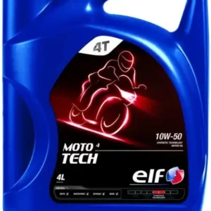 ELF MOTO • MOTO4TECH10W504L Moottoriöljy MOTO 4 TECH 10W50 4L Lähetetään Heti