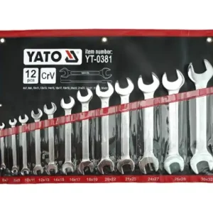 YATO • YT0381 Avolenkkiavain, Koko 6-32 mm, 12kpl Halpa Hinta