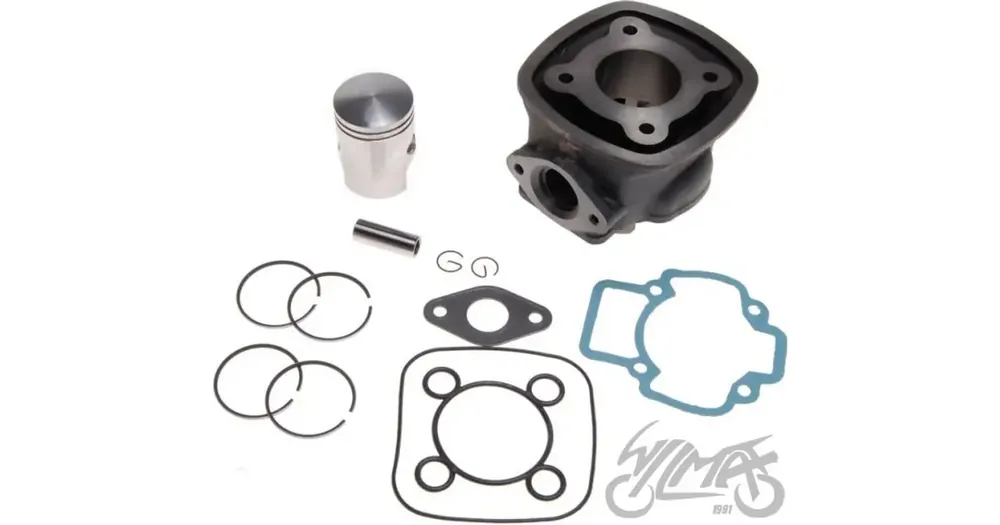 Sylinterisarja 40.00mm 50cc neliömäinen tappi 12mm WM Motor Gilera / Piaggio LC Edullinen Hinta
