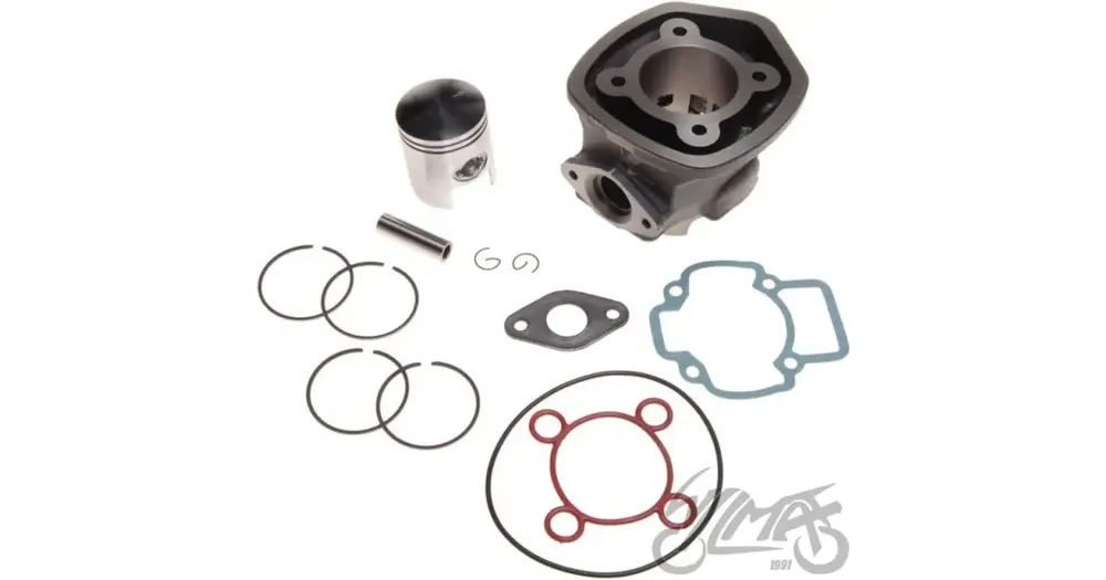 Suoraan Valmistajalta Sylinterisarja 47.00mm 70cc valurauta viisikulmainen tappi 12mm WM Motor Gilera / Piaggio 50 LC