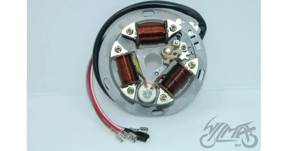 Staattori, sytytyspuola, laturin staattori, 3 käämiä, 5 johtoa S-51 12V platina Korkea Laatu