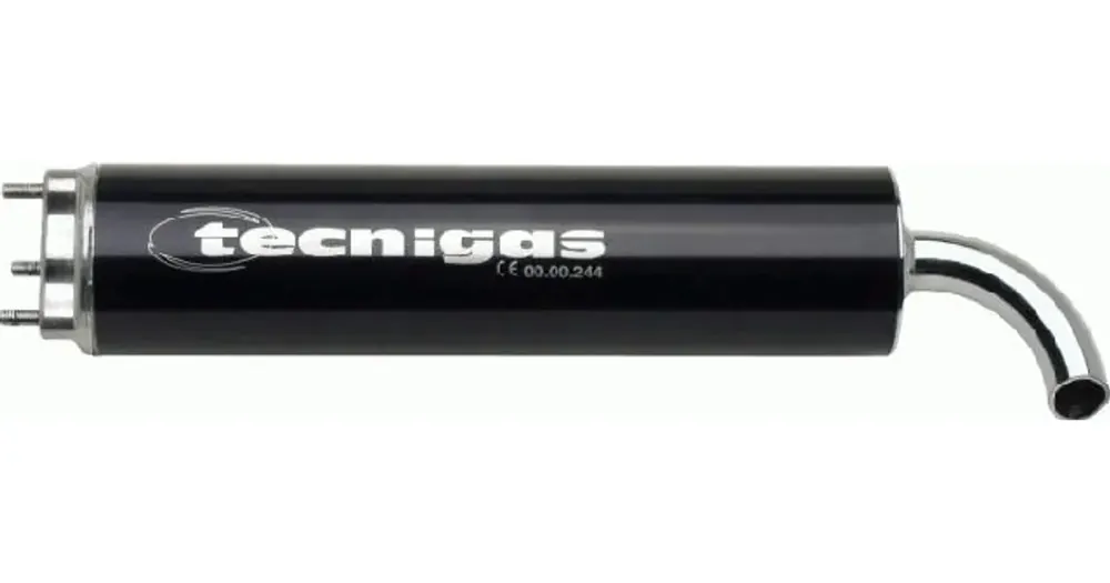 Tecnigas Next R / RS -pakoputken pää, musta Turvallinen Maksu