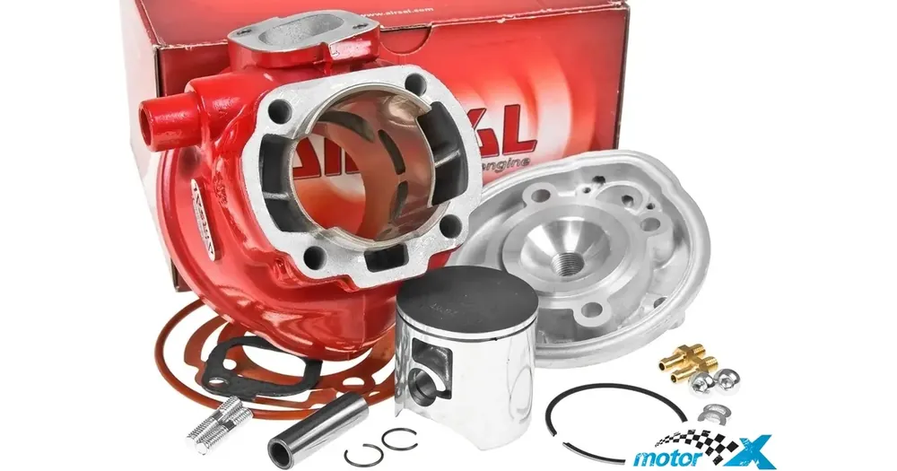 Poisto Sylinterisarja kannella Airsal Racing X-TREM 50.00mm 88cc tappi 12mm, isku 45mm, Minarelli LC