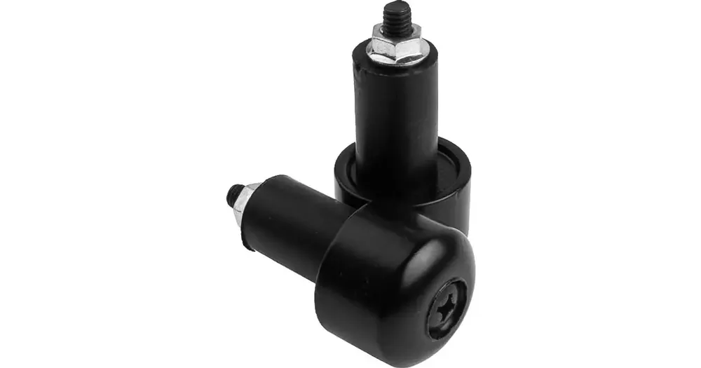 Poisto Ohjaustangon päätytulpat 17,5 mm, mustat, 2 kpl