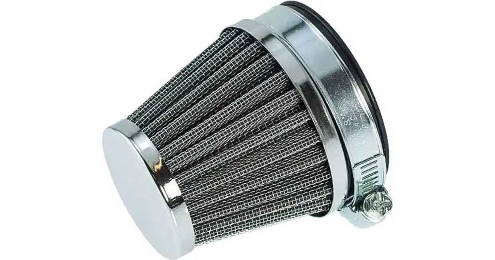 Halpa Hinta Ilmansuodatin, kartio, 54mm, 0°, kromi