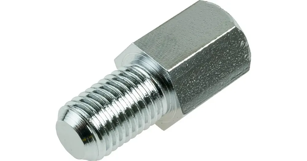 Peilin adapteri M10 vasen -> M10 oikea, kromi Alennus