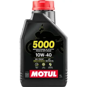 Moottoriöljy MOTUL 5000 HC-Tech puolisynteettinen 4T 10W40 1L Asiakkaiden Suosikki