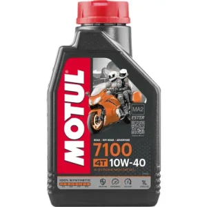 Kausialennus MOTUL 7100 synteettinen 4T 10W40 1L moottoriöljy