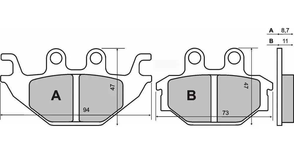 RMS ATV Kymco / PGO / ADLY jarrupalat Flash-Tarjous