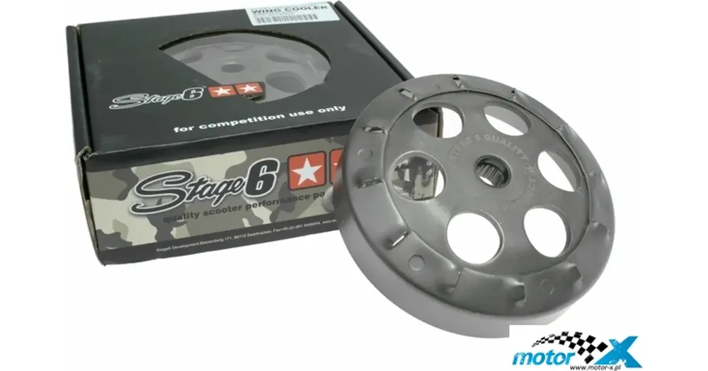 Kytkinkello 107mm Stage6 Wing Cooler Minarelli 2T Uusi Malli