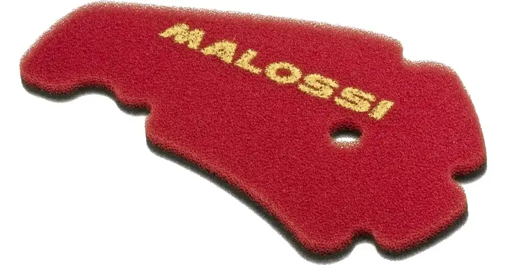 Suosittu Ilmansuodattimen sieniosa Malossi Double Red Sponge, Aprilia / Gilera / Malaguti / Piaggio 125-500