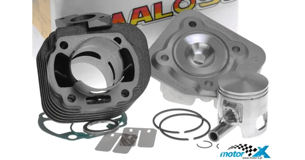 Sylinterisarja täydellinen kannella 70cc tappi 12mm Malossi Sport 1E40QMB/QMA 2T AC Alkuperäinen